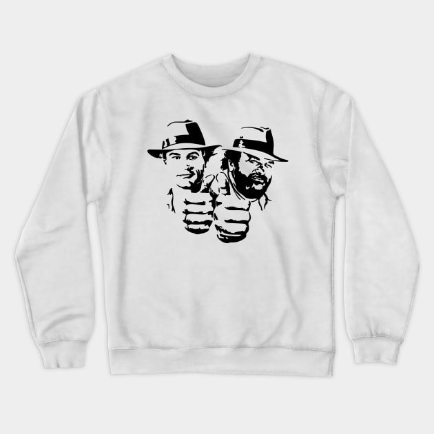 Bud Spencer and Terence Hill Crewneck Sweatshirt by MokeyDesign